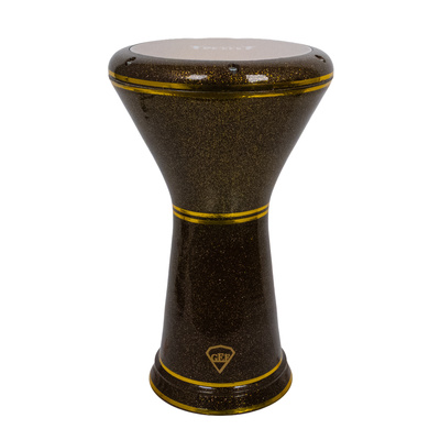 GEF ELFAN CG22-BR Işıltılı Alüminyum Döküm Kahverengi Darbuka 22 cm
