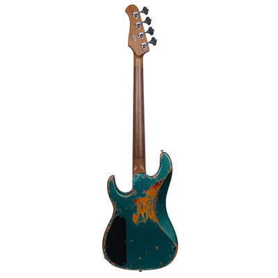 Xotic Limited Edition Zuhal 50.Yıl California XJ-1T/098 Heavy Aged HRI System Sherwood Green Over 3 Renk Sunburst Bas Gitar