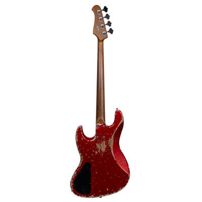Xotic Limited Edition Zuhal 50.Yıl California XJ-1T/3898 Heavy Aged Candy Apple Red Bas Gitar