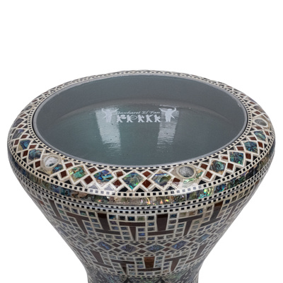 GEF ELFAN B23-6057 Gerçek Mavi Sedef Darbuka 23 cm