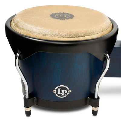 LATIN PERCUSSION LP601NYII-BL City II Mango Ağacı Mavi Bongo