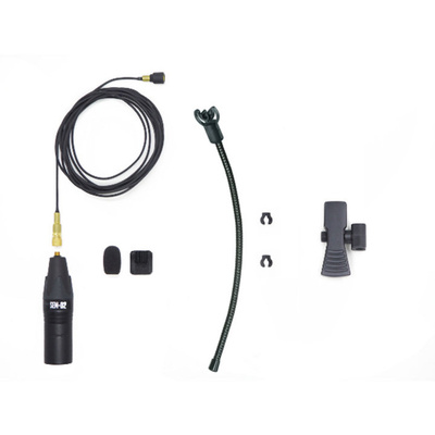 Seruni Audio SEM02BCB SEM-02 Saksafon ve Brass Enstrümanlar için Minyatür Mikrofon Seti