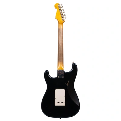 Fender Custom Shop Masterbuilt Todd Krause 1963 Stratocaster Journeyman Relic Black Elektro Gitar