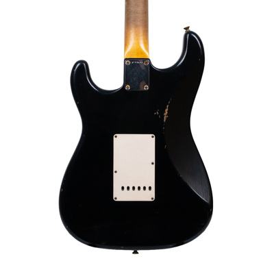 Fender Custom Shop Masterbuilt Todd Krause 1963 Stratocaster Journeyman Relic Black Elektro Gitar