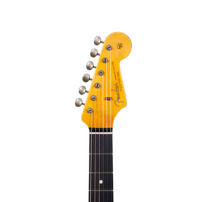 Fender Custom Shop Masterbuilt Todd Krause 1963 Stratocaster Journeyman Relic Black Elektro Gitar