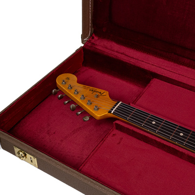 Fender Custom Shop Masterbuilt Todd Krause 1963 Stratocaster Journeyman Relic Black Elektro Gitar