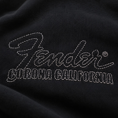FENDER® Wash Embroidered Antrasit Sweetshirt