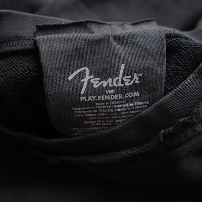 FENDER® Wash Embroidered Antrasit Sweetshirt