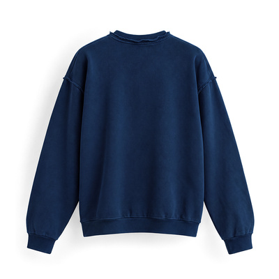 FENDER® Wash Embroidered Lacivert Sweetshirt