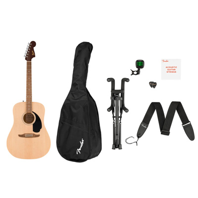 Fender California Debut Redondo Natural Akustik Gitar Paketi