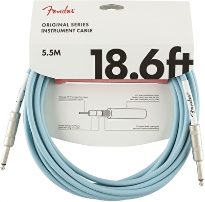 Fender Original 5.5 Metre Mavi Enstrüman Kablosu