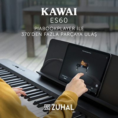 KAWAI ES60B SET Siyah Taşınabilir Dijital Piyano (Stand Dahil)