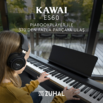 KAWAI ES60B SET Siyah Taşınabilir Dijital Piyano (Stand Dahil)