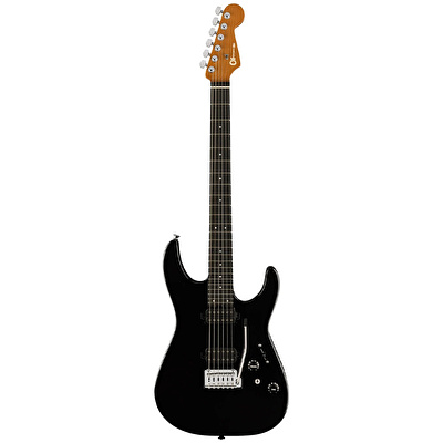 Charvel Pro-Mod DK24 HH 2PT Abanoz Klavye Gloss Black Elektro Gitar