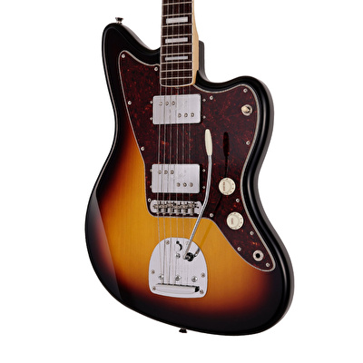 Fender Limited Edition Made in Japan Traditional 60s Jazzmaster CunWRH Gülağacı Klavye 3 Ton Sunburst Elektro Gitar