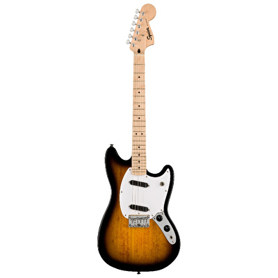 Squier Sonic Mustang Akçaağaç Klavye 2 Ton Sunburst Elektro Gitar