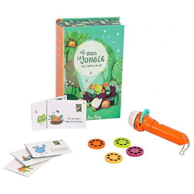 MOULIN ROTY Projeksiyonlu Hikaye Kitabı Tropikal Hayvanlar