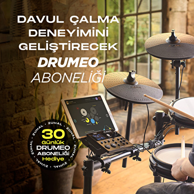 ALESIS Nitro MAX 8 Parça Elektronik Davul Seti - Bluetooth ve BFD Sesleri Dahil