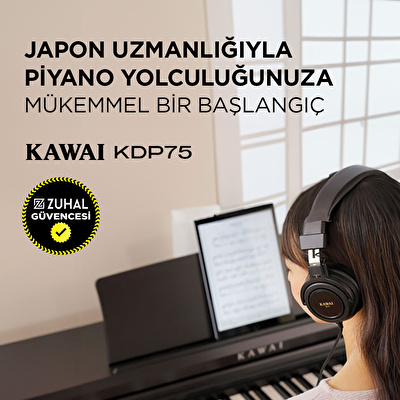 KAWAI KDP75W Beyaz Dijital Piyano  (Tabure & Kulaklık Hediyeli)