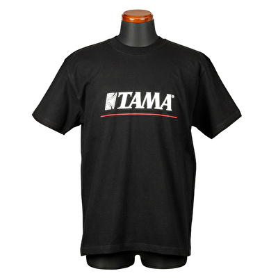 TAMA Logo T-Shirt Siyah w/ Red Line M Beden