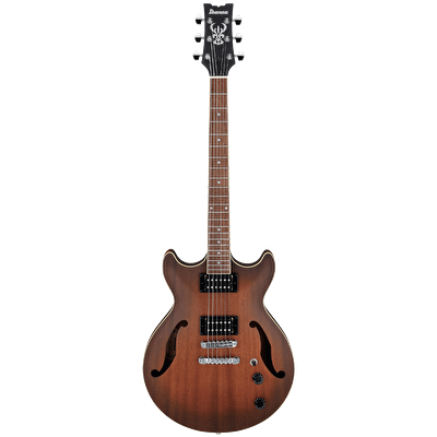 Ibanez AM53 SRF Artcore Serisi Hollow Body Sunburst Red Flat Rosewood Klavye Elektro Gitar