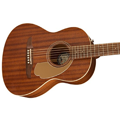 Fender Sonoran Mini All Mahogany Ceviz Klavye w Bag Natural Akustik Gitar
