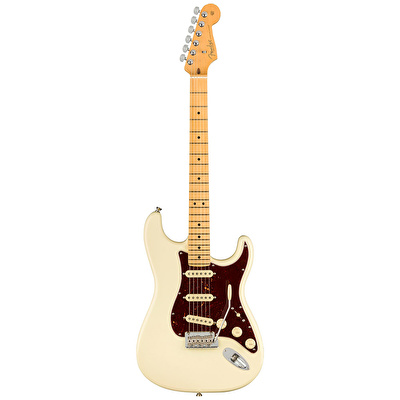 Fender American Professional II Stratocaster Akçaağaç Klavye Beyaz Elektro Gitar