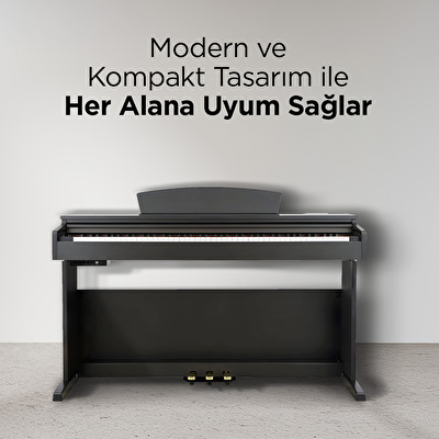 KOZMOS KHP-165WH Beyaz Dijital Piyano (Tabure & Kulaklık Hediyeli)