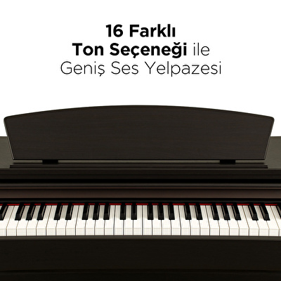 KOZMOS KHP-165WH Beyaz Dijital Piyano (Tabure & Kulaklık Hediyeli)