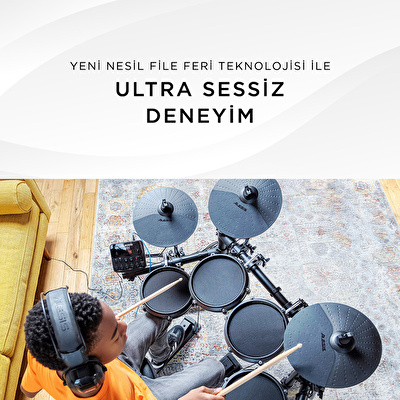 ALESIS Turbo Mesh Kit File Derili 7-Parça Elektronik Davul Seti