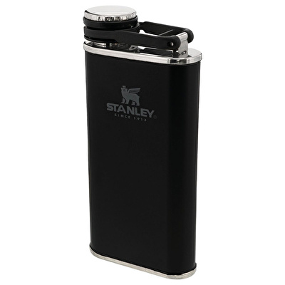 STANLEY 0.23L Classic Easy Fill Wide Mouth Flask - Matte Black Matara