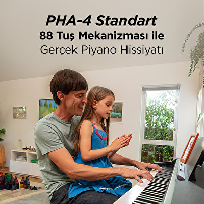 ROLAND RP107-BKX SuperNATURAL Siyah Dijital Duvar Piyanosu (Tabure & Kulaklık Hediyeli)
