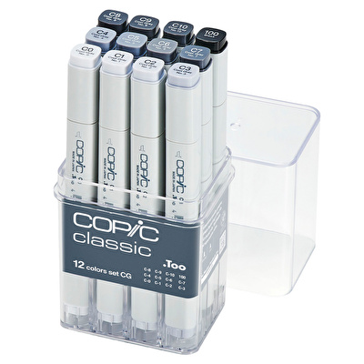 COPIC 12'li Set Cool Grey Tones