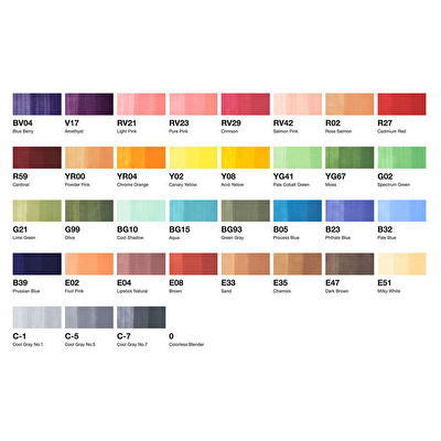 COPIC Ciao 36'lı Set B