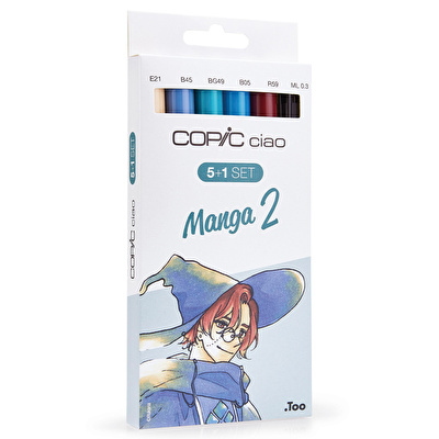 COPIC Ciao 5+1 Set - Manga 2