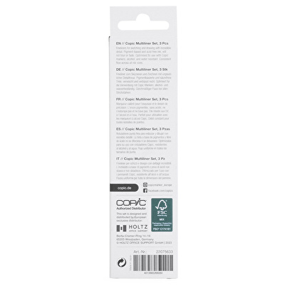 COPIC Multiliner Classic Color 3lü Set