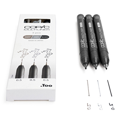 COPIC Multiliner Classic Color 3lü Set