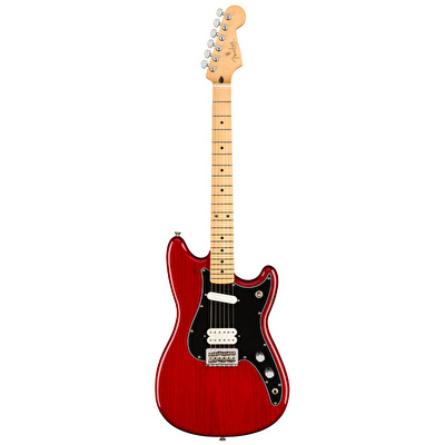 Fender Player Duo Sonic HS Ak aa a Klavye Crimson Red Transparent Elektro Gitar