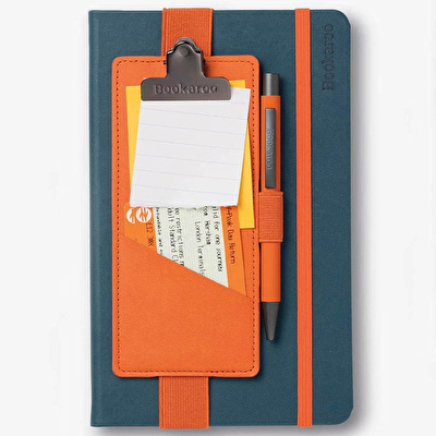 IF Bookaroo Klipsli Defter Kılıfı - Turuncu