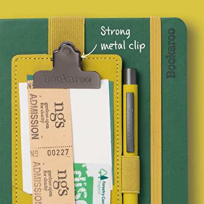 IF Bookaroo Klipsli Defter Kılıfı - Turuncu