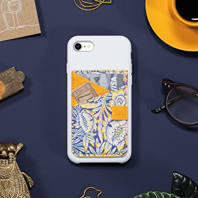 IF Bookaroo Telefon Üstü Cüzdan - Sarı Çiçek Desenli