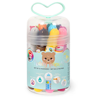 LEGAMI 12li Fosforlu Kalem Teddy ve Arkadaşları