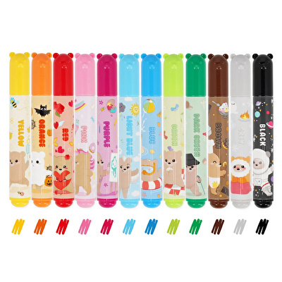 LEGAMI 12li Fosforlu Kalem Teddy ve Arkadaşları
