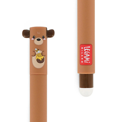 LEGAMI Silinebilir Kırmızı Jel Kalem - Teddy Bear