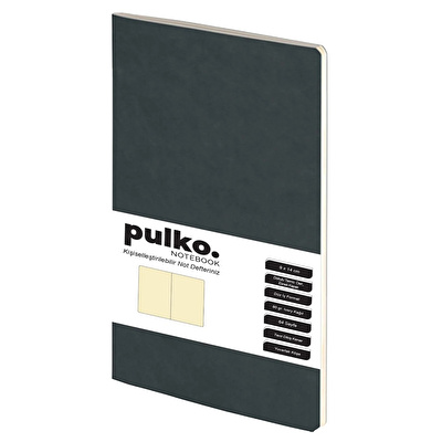 PULKO Notebook Not Defteri, (9x14cm) Siyah