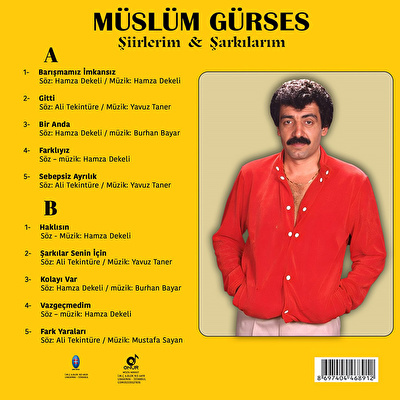 Müslüm Gürses - Şiirlerim / Şarkılarım