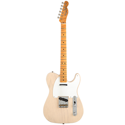 Fender Custom Shop Masterbuilt 1958 Telecaster Closet Classic Akçaağaç Klavye Dirty White Blonde Elektro Gitar