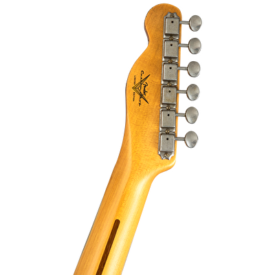 Fender Custom Shop Limited Edition Loaded Nocaster Thinline Akçaağaç Klavye Relic Wide Fade 2-Tone Sunburst Elektro Gitar