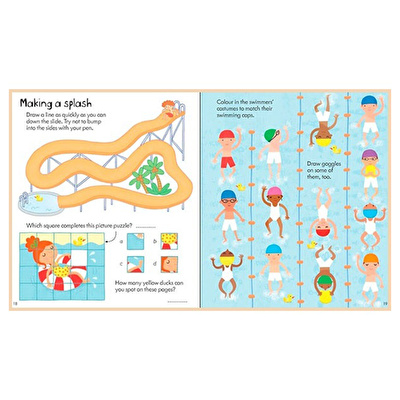 Little Childrens Travel Activity Book