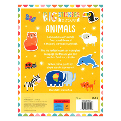 MBI - Big Stickers for Little Hands Animals
